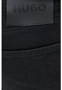 Hugo - HUGO jeansy męskie. Kolor: czarny