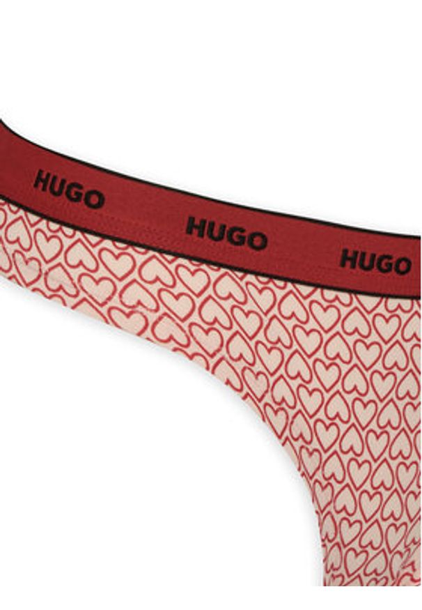 Hugo - HUGO Komplet stringów 50545703 Czarny. Kolor: czarny. Materiał: bawełna