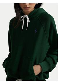 Polo Ralph Lauren Bluza 211971698005 Zielony Relaxed Fit. Typ kołnierza: polo. Kolor: zielony. Materiał: bawełna #4