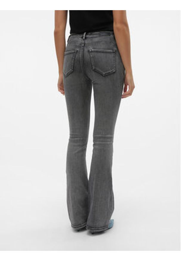 Vero Moda Jeansy Flash 10303196 Szary Flared Fit. Kolor: szary