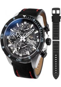 Zegarek męski Vostok Europe 6S10-320E693LBR czarny. Kolor: czarny #1