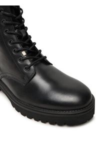 Pepe Jeans Trapery Durham Combat PMS50254 Czarny. Kolor: czarny. Materiał: skóra #6