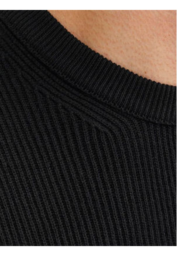 Jack & Jones Sweter Perfect 12257771 Czarny Regular Fit. Kolor: czarny. Materiał: syntetyk