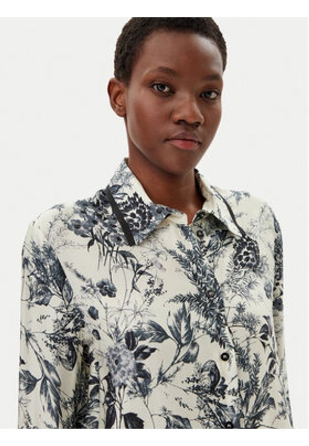 SIMONA CORSELLINI - Simona Corsellini Koszula P25CPCA00101 Kolorowy Regular Fit. Materiał: satyna, wiskoza. Wzór: kolorowy