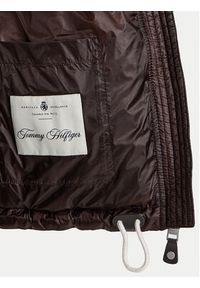 TOMMY HILFIGER - Tommy Hilfiger Kurtka puchowa WW0WW46541 Brązowy Regular Fit. Kolor: brązowy. Materiał: syntetyk