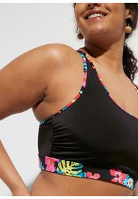 bonprix - Biustonosz bikini bustier. Kolor: czarny. Materiał: materiał #2
