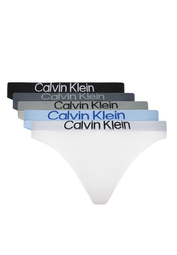 Calvin Klein Underwear Komplet 5 par fig klasycznych LV00QD5332 Kolorowy. Materiał: bawełna. Wzór: kolorowy