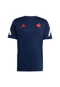 Adidas - Koszulka podróżna Francji. Kolor: niebieski