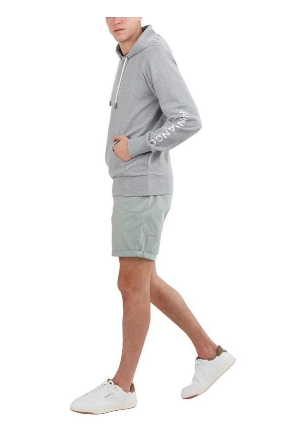 FUNDANGO - Bluza męska Fundango Talis z kapturem. Typ kołnierza: kaptur. Kolor: biały