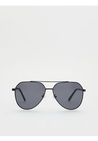 Reserved - Okulary przeciwsłoneczne AVIATOR - czarny. Kolor: czarny