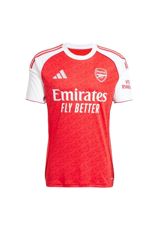 Adidas - Koszulka Arsenal 25/26 Home. Kolor: czerwony, biały, wielokolorowy