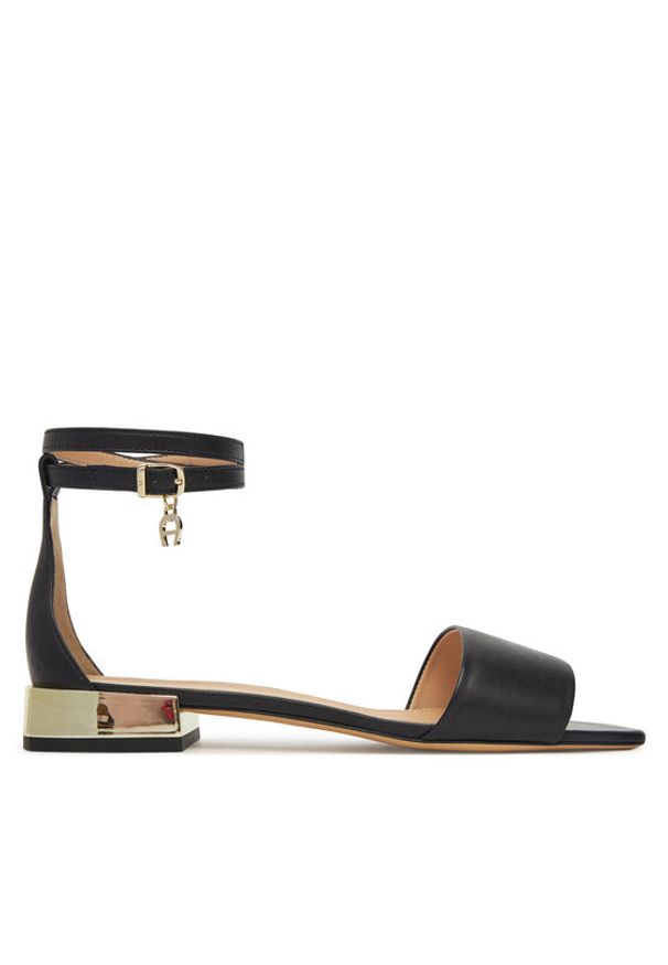 Aigner Sandały Fashion Saskia 6A 1251060 Czarny. Kolor: czarny. Materiał: skóra