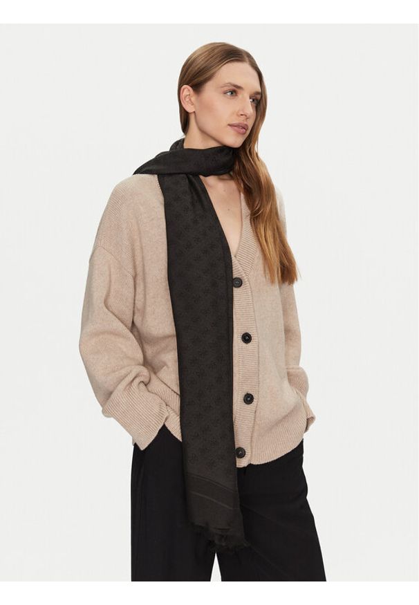 Guess Szal AW5278 MOD03 Czarny. Kolor: czarny. Materiał: materiał