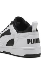 Puma - Sneakersy Rebound V6 Low PUMA Black White. Kolor: czarny, biały, wielokolorowy. Sport: turystyka piesza, koszykówka
