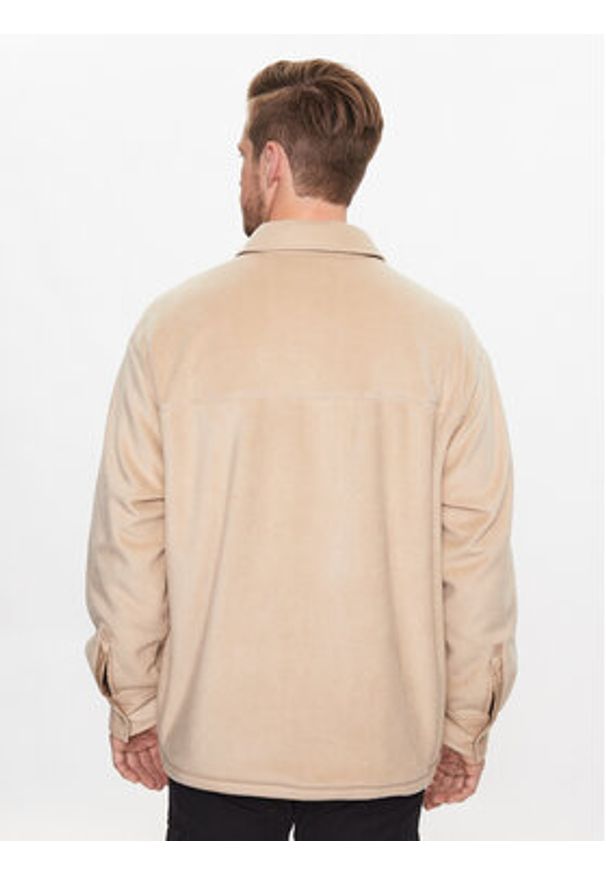 Calvin Klein Jeans Kurtka przejściowa J30J323704 Beżowy Regular Fit. Kolor: beżowy. Materiał: syntetyk