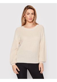 Vero Moda Sweter New Lex Sun 10260391 Écru Relaxed Fit. Materiał: wiskoza #1