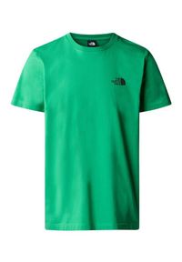 Koszulka turystyczna męska The North Face Simple Dome Tee. Kolor: zielony. Materiał: bawełna. Sezon: lato