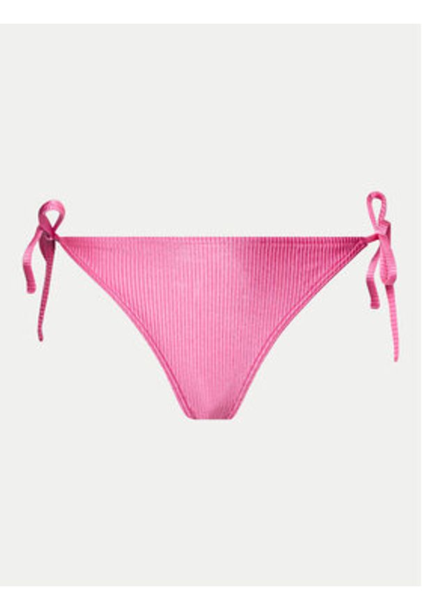 Calvin Klein Swimwear Dół od bikini KW0KW02390 Różowy. Kolor: różowy. Materiał: syntetyk