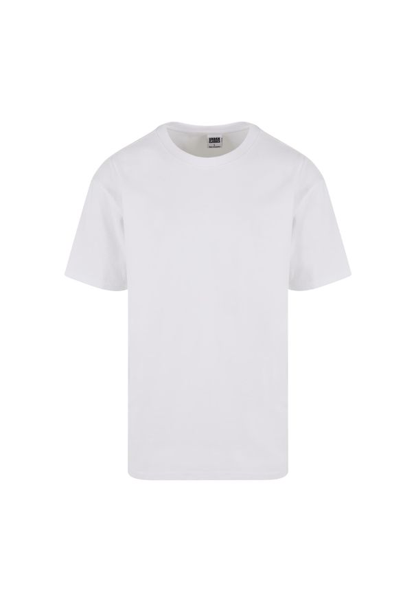 Koszulka Urban Classics Signature Logo Tall. Kolor: biały