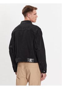 Calvin Klein Jeans Kurtka jeansowa J30J324233 Czarny Regular Fit. Kolor: czarny. Materiał: jeans, bawełna