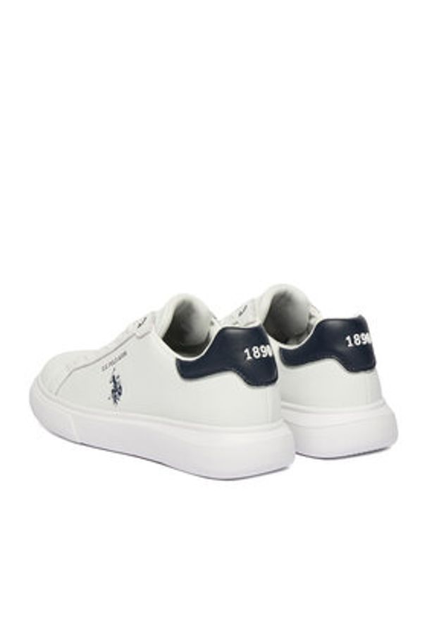 U.S. Polo Assn. Sneakersy EO-AUSTIN001M/6L1 Biały. Kolor: biały. Materiał: syntetyk, skóra