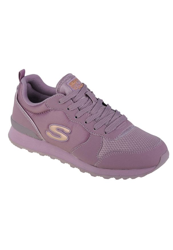 skechers - Buty sportowe Sneakersy damskie, Skechers OG 85-2KEWL. Zapięcie: sznurówki. Kolor: fioletowy. Materiał: syntetyk, tkanina, materiał. Szerokość cholewki: normalna. Sport: turystyka piesza