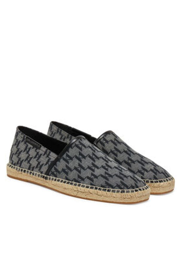Karl Lagerfeld - KARL LAGERFELD Espadryle KL70125 Czarny. Kolor: czarny. Materiał: materiał