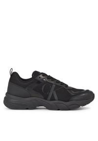Calvin Klein Jeans Sneakersy Retro Tennis Laceup Mesh YM0YM00785 Czarny. Kolor: czarny. Materiał: materiał, mesh #1
