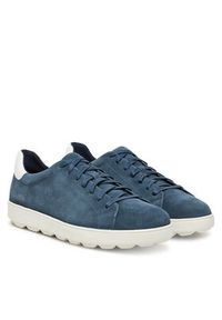 Geox Sneakersy U Spherica Ecub-1 U45GPC 00022 C4005 Granatowy. Kolor: niebieski. Materiał: zamsz, skóra
