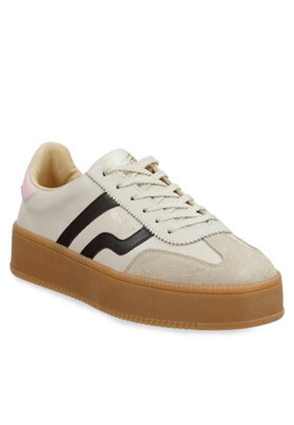 GANT - Gant Sneakersy 32531202 Beżowy. Kolor: beżowy. Materiał: skóra
