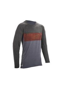LEATT - Bluza rowerowa męska Leatt Jersey MTB Gravity 2.0. Kolor: czarny. Materiał: jersey. Długość rękawa: długi rękaw. Sport: kolarstwo