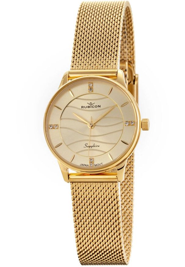 Rubicon - Zegarek damski RUBICON RNBE35 złoty zt a. Kolor: złoty
