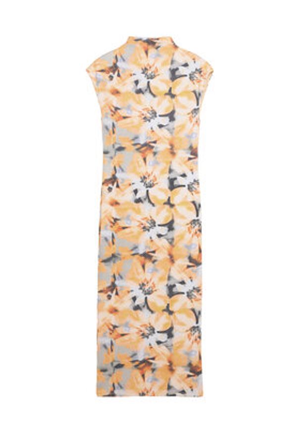 Desigual Sukienka letnia Martha 26SWVK48 Żółty Slim Fit. Kolor: żółty. Materiał: syntetyk. Sezon: lato