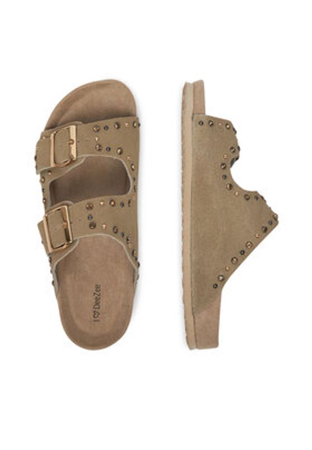 DeeZee Klapki MXCR-203 Beżowy. Kolor: beżowy. Materiał: materiał