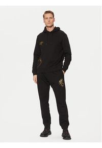 Armani Exchange Spodnie dresowe XM000218 AF10830 UC001 Czarny Regular Fit. Kolor: czarny. Materiał: bawełna
