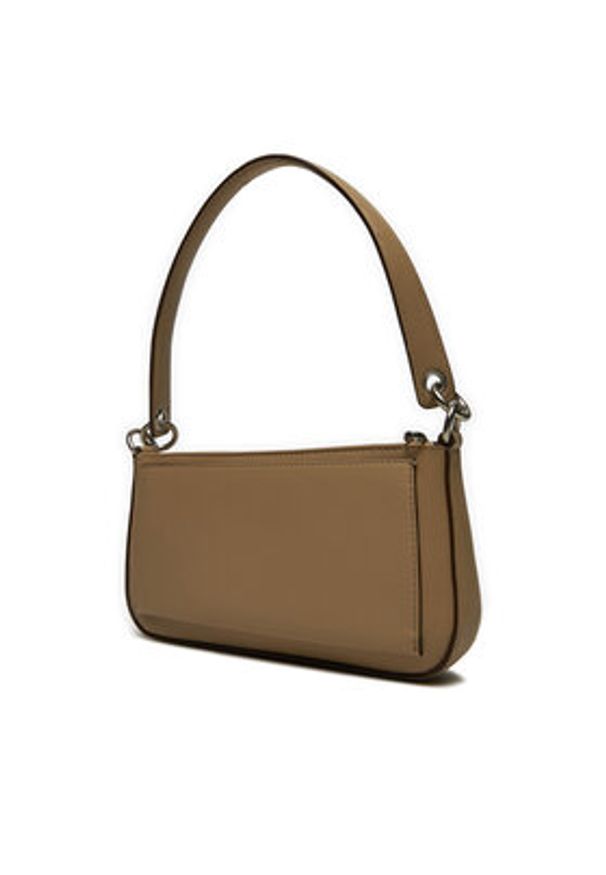 Calvin Klein Jeans Torebka Sculpted Shoulder Pouch25 Mono K60K610679 Brązowy. Kolor: brązowy. Materiał: skórzane