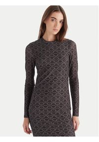 Hugo - HUGO Sukienka codzienna Nastan 50542400 Czarny Slim Fit. Okazja: na co dzień. Kolor: czarny. Materiał: syntetyk. Typ sukienki: proste. Styl: casual #3