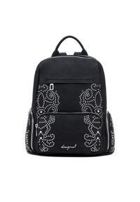 Desigual Plecak Poker Face Chester M 25WAKP35 Czarny. Kolor: czarny. Materiał: skóra