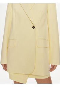 Herskind Marynarka Verner 5103519 Żółty Oversize. Kolor: żółty. Materiał: syntetyk #5
