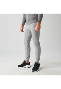 Sinsay - Spodnie dresowe slim jogger - Szary. Kolor: szary. Materiał: dresówka #1