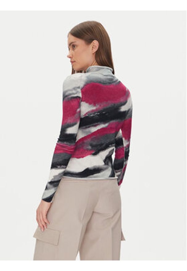 DKNY Golf P4JSAT89 Kolorowy Regular Fit. Typ kołnierza: golf. Materiał: bawełna. Wzór: kolorowy