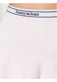 Tommy Jeans Spódnica DW0DW15387 Różowy Regular Fit. Kolor: różowy. Materiał: wiskoza