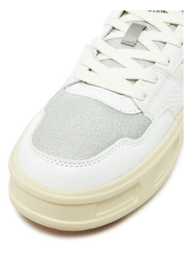 TwinSet - TWINSET Sneakersy 251TCP034 Biały. Kolor: biały. Materiał: materiał