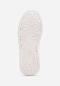 Renee - Biało-Czarne Sneakersy Vices na Platformie z Gwiazdką Fenarra. Okazja: na co dzień. Kolor: biały. Materiał: skóra, jeans. Obcas: na platformie #8