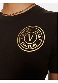 Versace Jeans Couture Sukienka codzienna 77HAOT00 Czarny Regular Fit. Okazja: na co dzień. Kolor: czarny. Materiał: bawełna. Typ sukienki: proste. Styl: casual