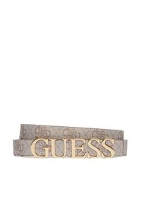 Guess Pasek Damski 172275 Szary. Kolor: szary. Materiał: skóra