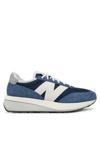 New Balance Sneakersy U370AG Granatowy. Kolor: niebieski. Materiał: skóra, zamsz