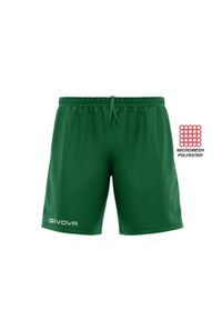 Spodenki krótkie Givova One zielone. Kolor: zielony. Długość: krótkie. Sport: piłka nożna #1