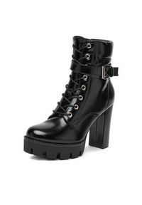 DeeZee Botki 23756-1 Czarny. Kolor: czarny. Materiał: syntetyk, materiał