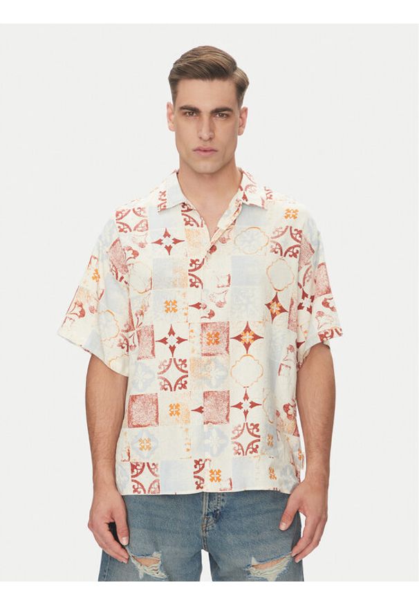 Jack & Jones - Jack&Jones Koszula Hydra 12277225 Kolorowy Relaxed Fit. Materiał: len. Wzór: kolorowy